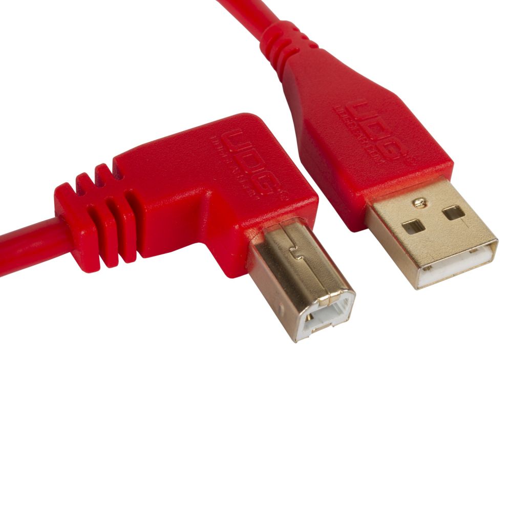 UDG Ultimate Audio Cable USB 2.0 A-B Red Angled 1m по цене 940 ₽