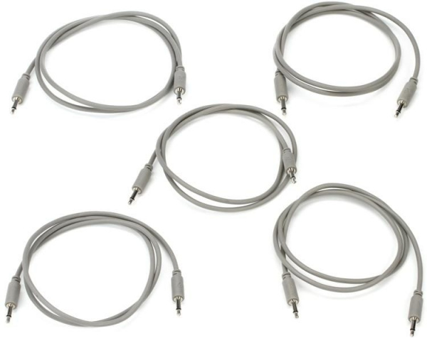 Black Market Modular Patchcable 5-Pack 150 cm Grey по цене 1 800 ₽