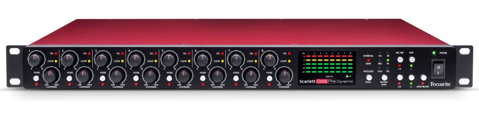 FOCUSRITE Scarlett OctoPre Dynamic по цене 76 636.00 ₽