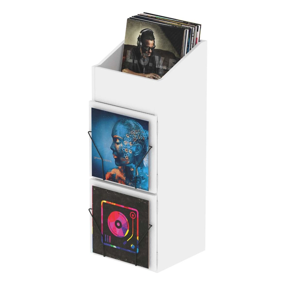 Glorious Record Box Display Door White по цене 4 390 ₽