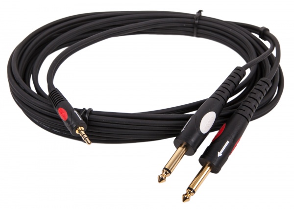 Die Hard DHG545LU5 Кабель 2 х Mono  Jack - Stereo Mini 3.5мм Jack, 5 метров по цене 2 250 ₽