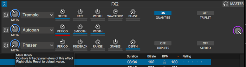 Mixxx Metaknobs
