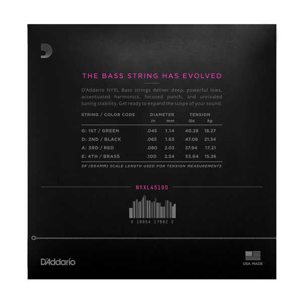 D'Addario NYXL45100 по цене 5 300 ₽