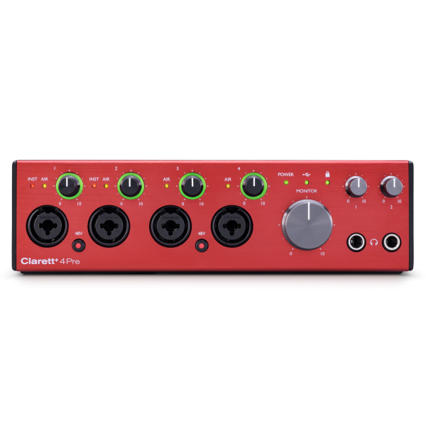 Focusrite Clarett+ 4Pre по цене 121 000 ₽