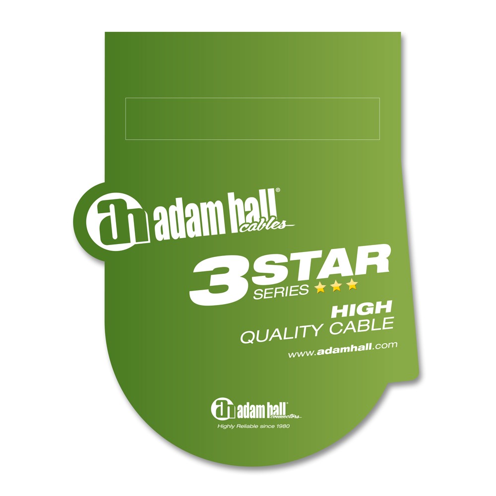 Adam Hall Cables K3 YVPP 0100 - Audio Cable 6.3 mm Jack stereo to 2 x 6.3 mm Jack mono 1 m по цене 700 ₽