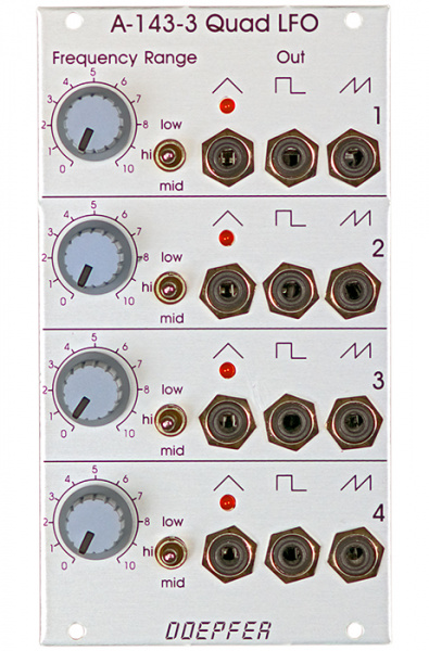 Doepfer A-143-3 Quad LFO по цене 17 250 ₽