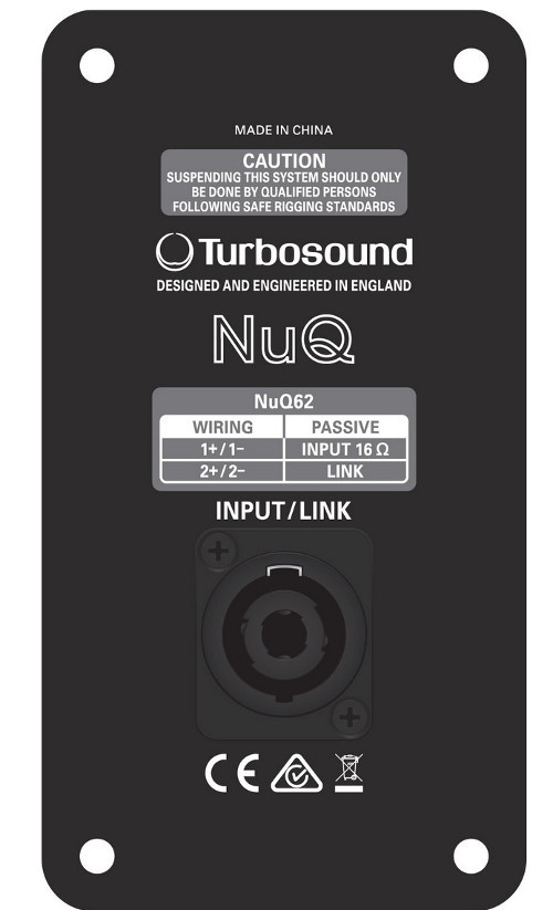 Turbosound NuQ62 по цене 28 270.00 ₽