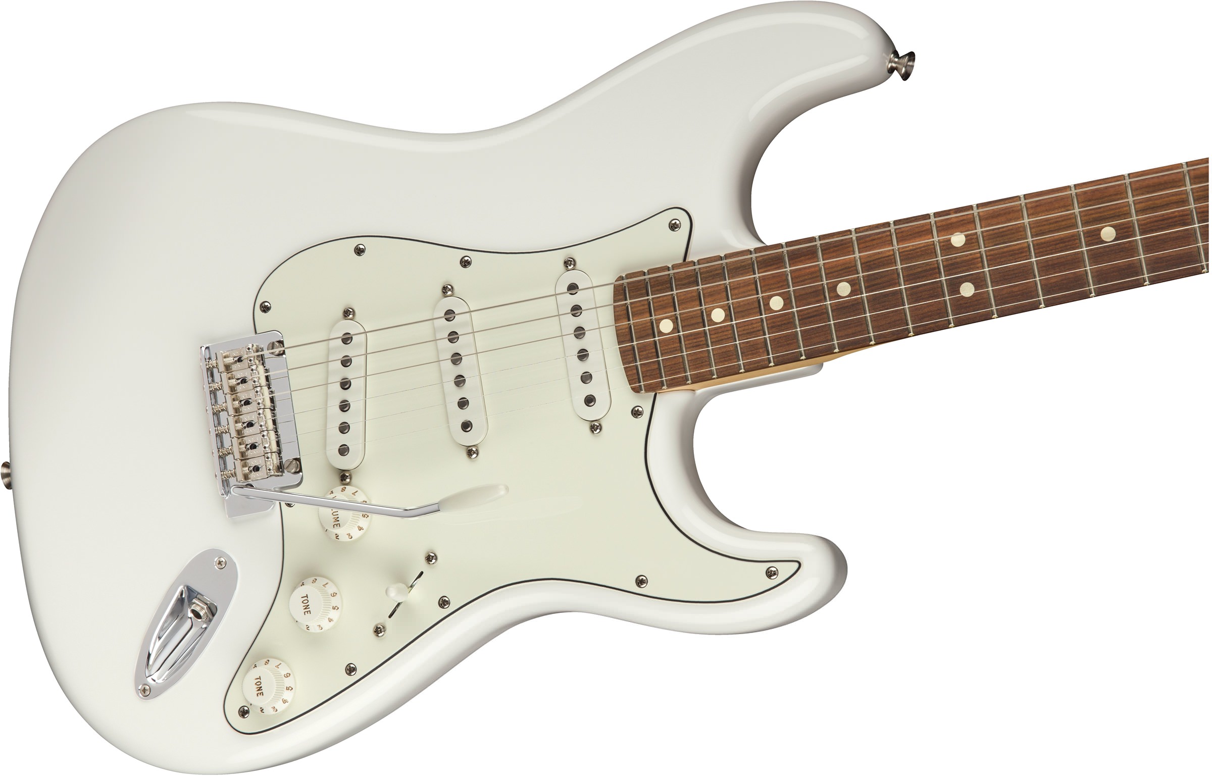 Fender Player Stratocaster PF Polar White по цене 113 300 ₽