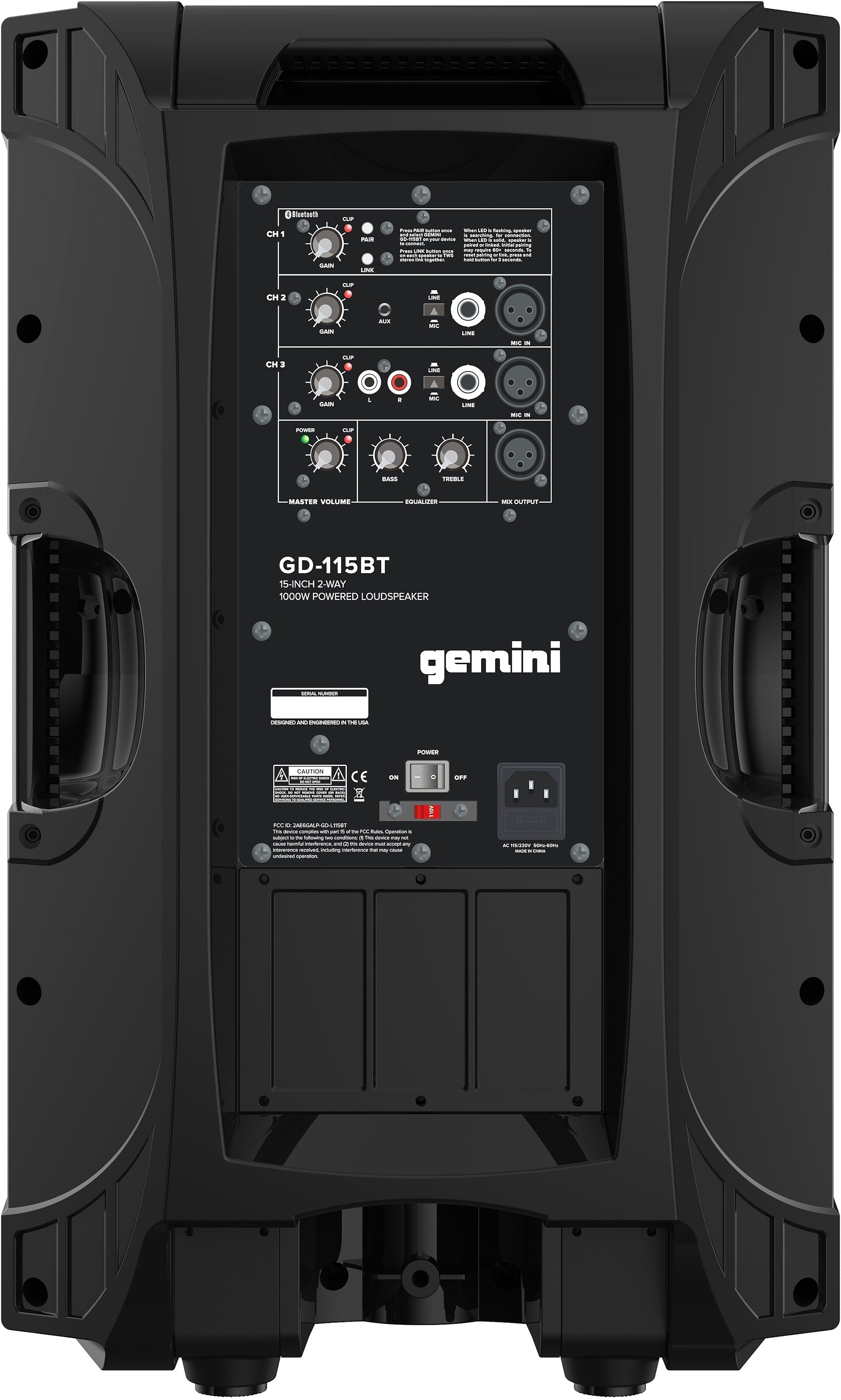 Gemini GD-115BT по цене 30 490 ₽