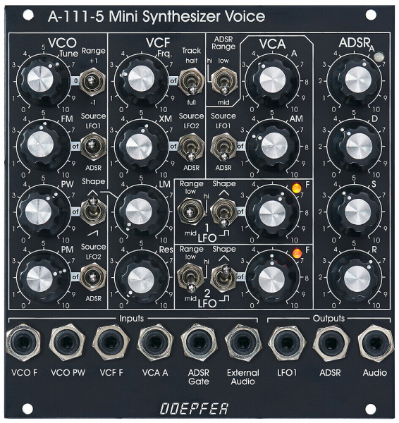 Doepfer A-111-5V Synthesizer Voice Vintage Edition по цене 33 730 ₽