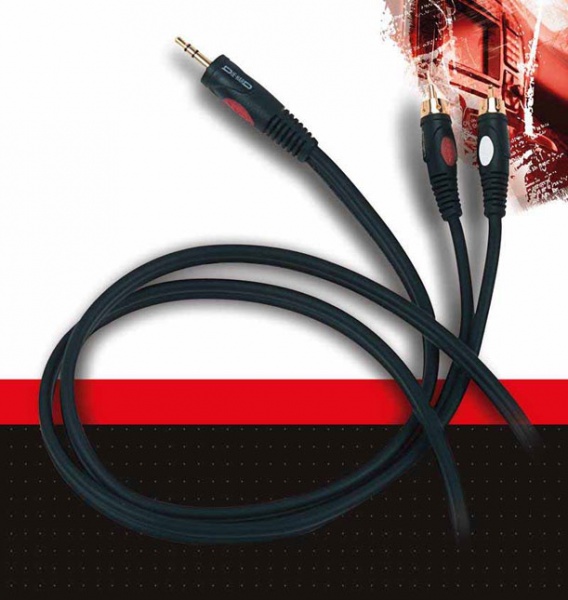 Die Hard DHG520LU3 Кабель Stereo Mini Jack 3.5мм - 2 x RCA, 3 метра по цене 1 850 ₽