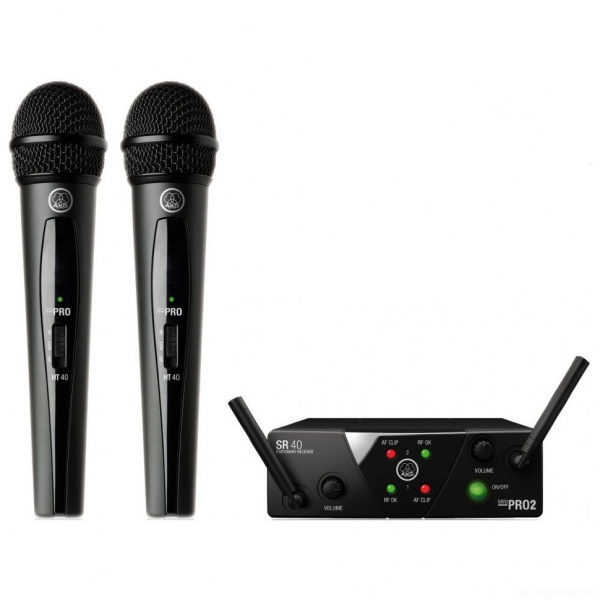 AKG WMS40 Mini2 Vocal Set US25A/C (537.500 & 539.300) по цене 37 400 ₽