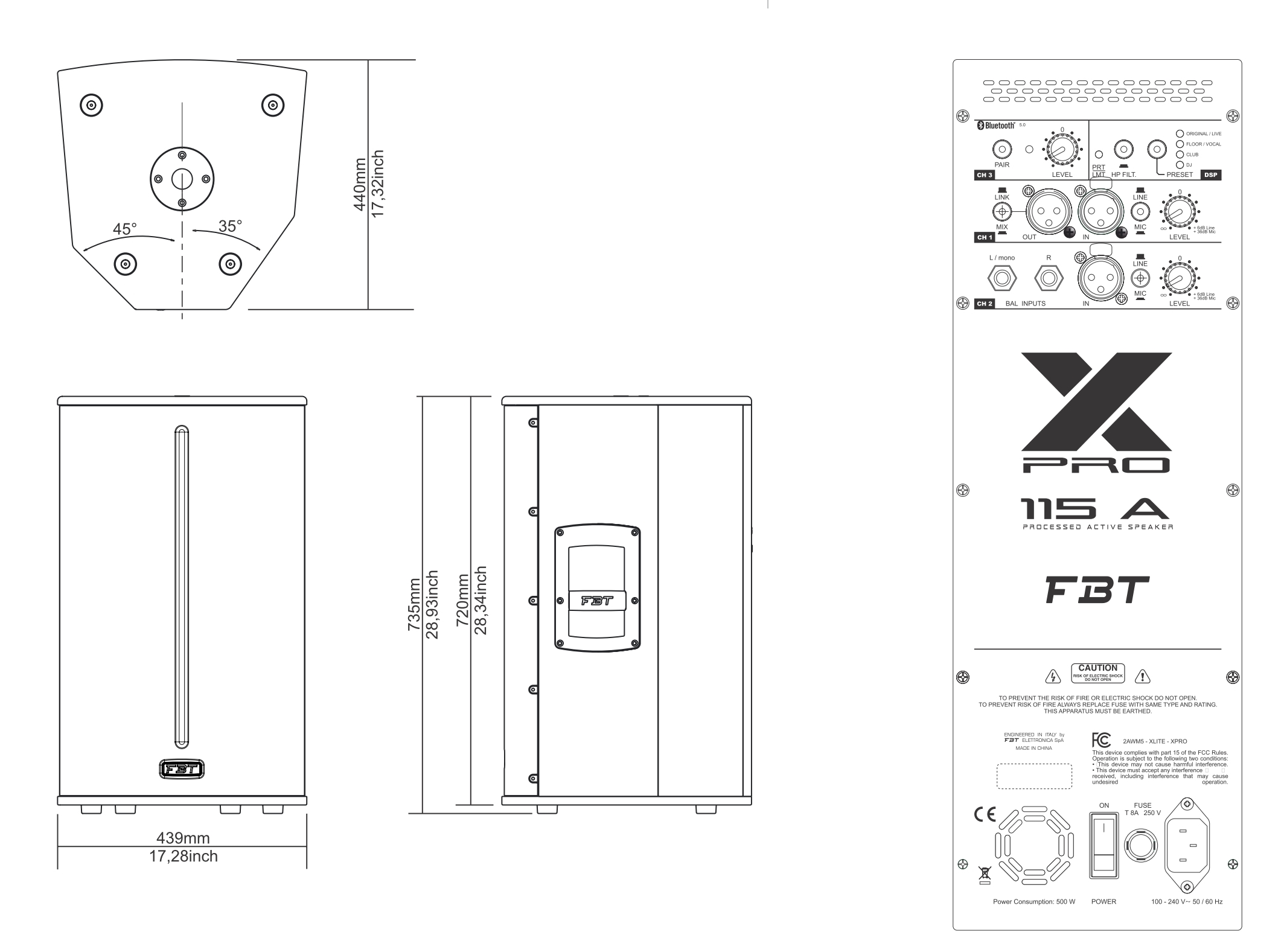 FBT X-PRO 115A по цене 114 990 ₽