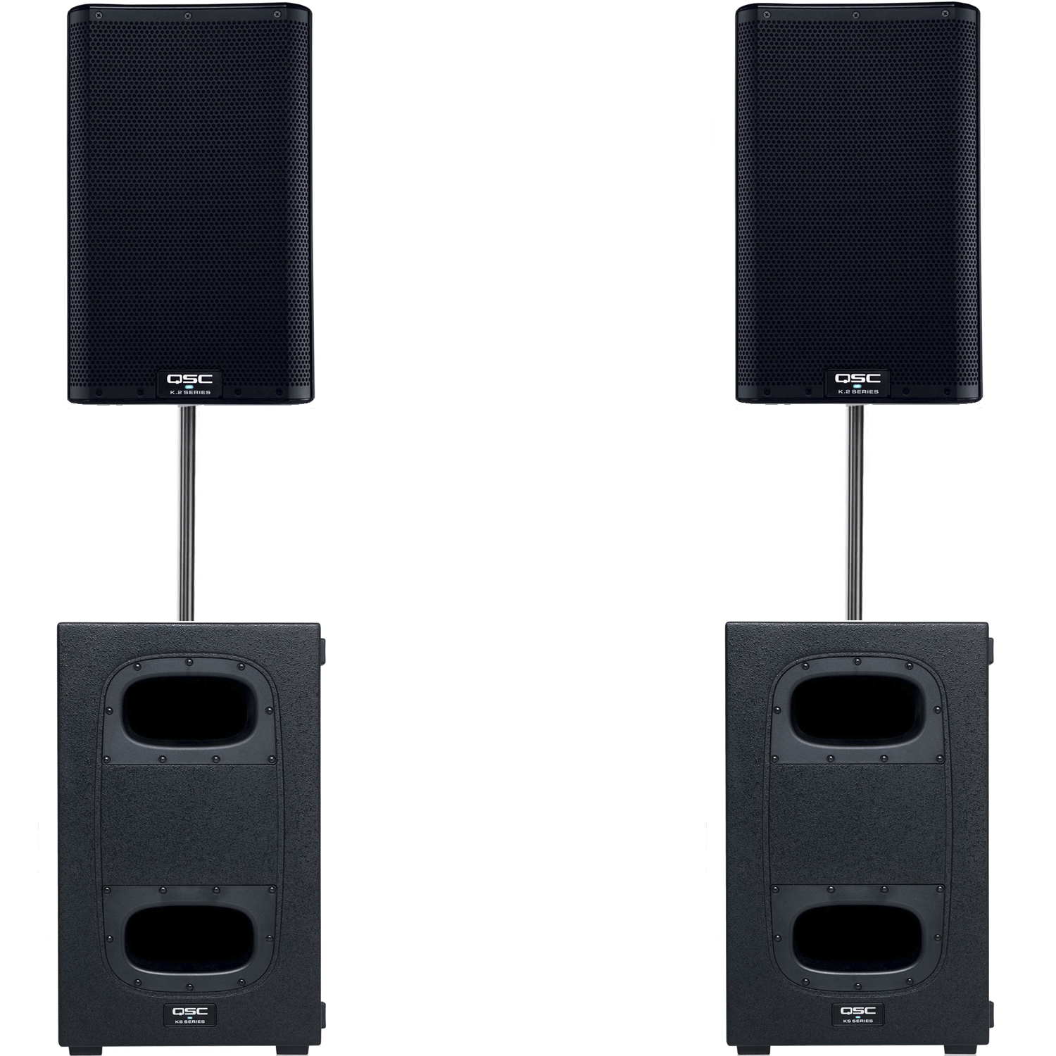 2 х QSC K8.2 + 2 х QSC KS112 + QSC TouchMix-8 в подарок по цене 505 400 ₽