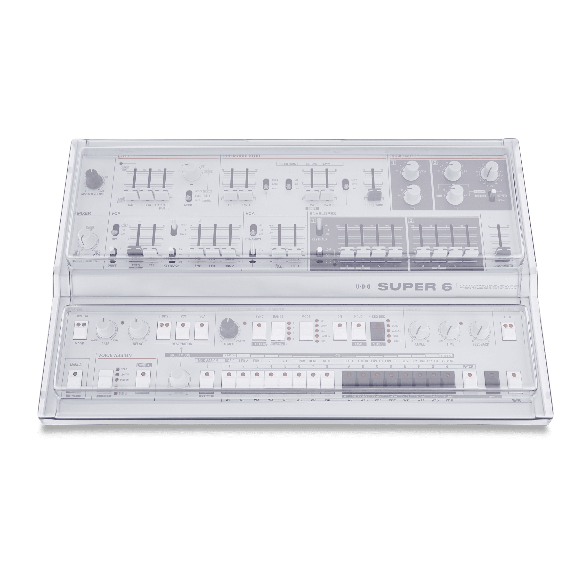 Decksaver UDO Audio SUPER 6 Desktop Cover по цене 5&nbsp;710.00 ₽