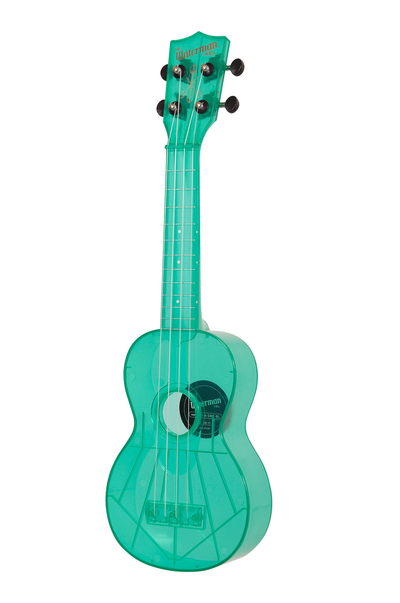 Waterman by Kala KA-SWF-BL Fluorescent Blue Soprano Ukulele по цене 2 340 ₽