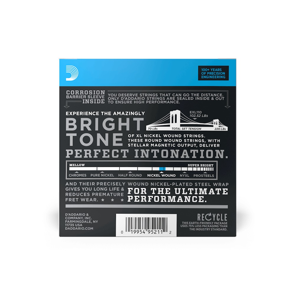 D'Addario EXL110-10P по цене 10 200 ₽