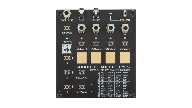 SOMA LABORATORY | Новый бюджетный 8-битный синтезатор ГРОХОТ ДРЕВНИХ ЭПОХ