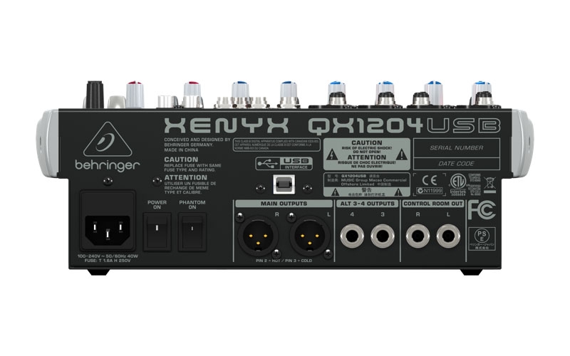 Behringer XENYX QX1204USB по цене 26 990 ₽