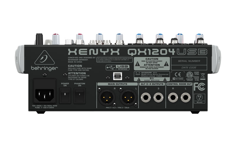 Behringer XENYX QX1204USB по цене 27 490 ₽