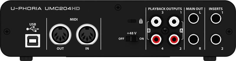 Behringer UMC204HD по цене 14 190 ₽