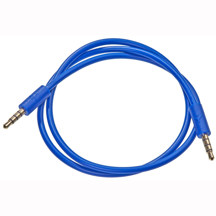 Endorphin.es Trippy Cables TRRS, blue, 60cm по цене 430 ₽