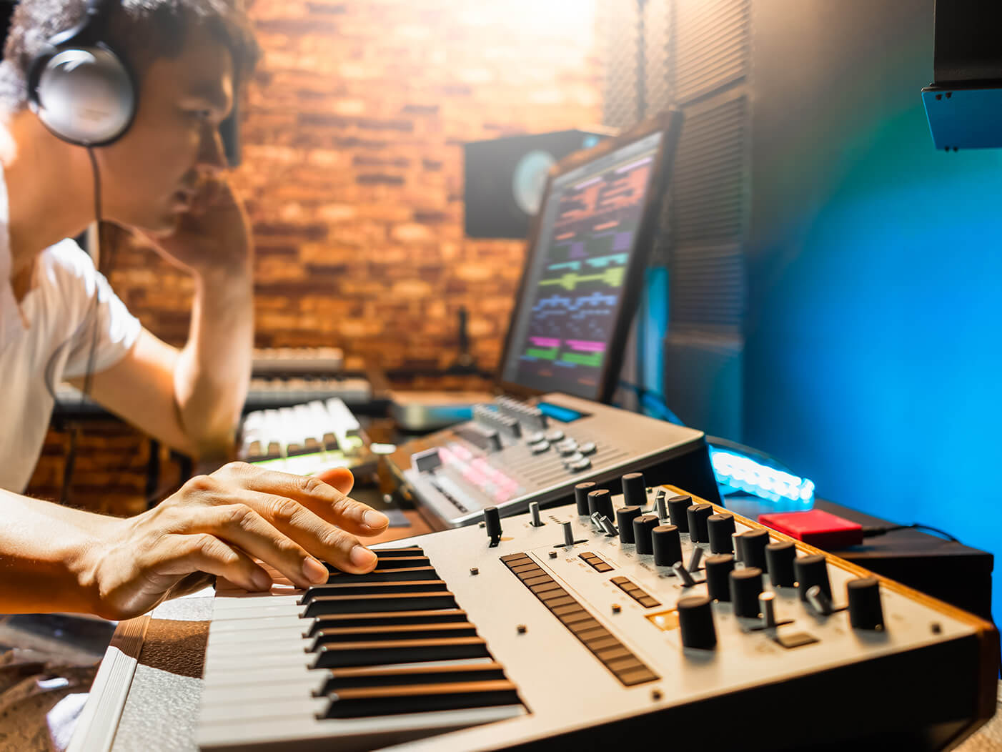 dude with synth dude with synth