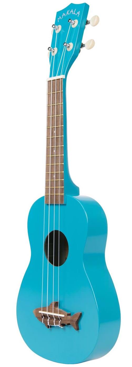 Kala MK-SS/BLU Makala Shark Soprano Ukulele Mako Blue по цене 3 780 ₽