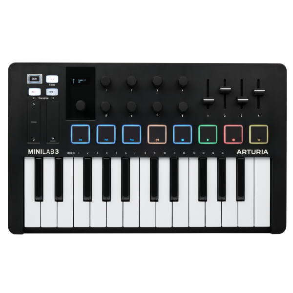 Arturia MiniLAB 3 Black Edition по цене 12 990 ₽