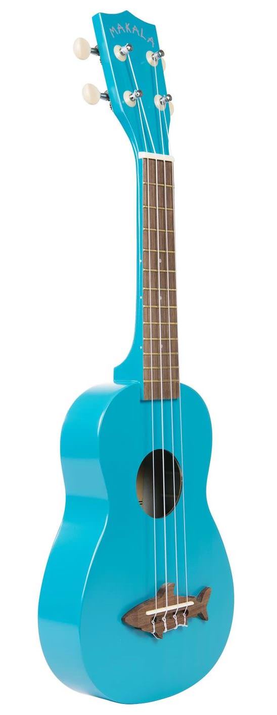 Kala MK-SS/BLU Makala Shark Soprano Ukulele Mako Blue по цене 3 780 ₽