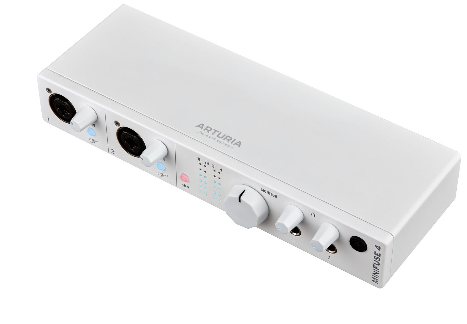 Arturia MiniFuse 4 White по цене 39 600 ₽