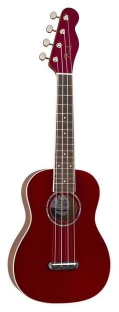Fender Zuma Classic Ukulele Candy Apple Red по цене 19 750 ₽