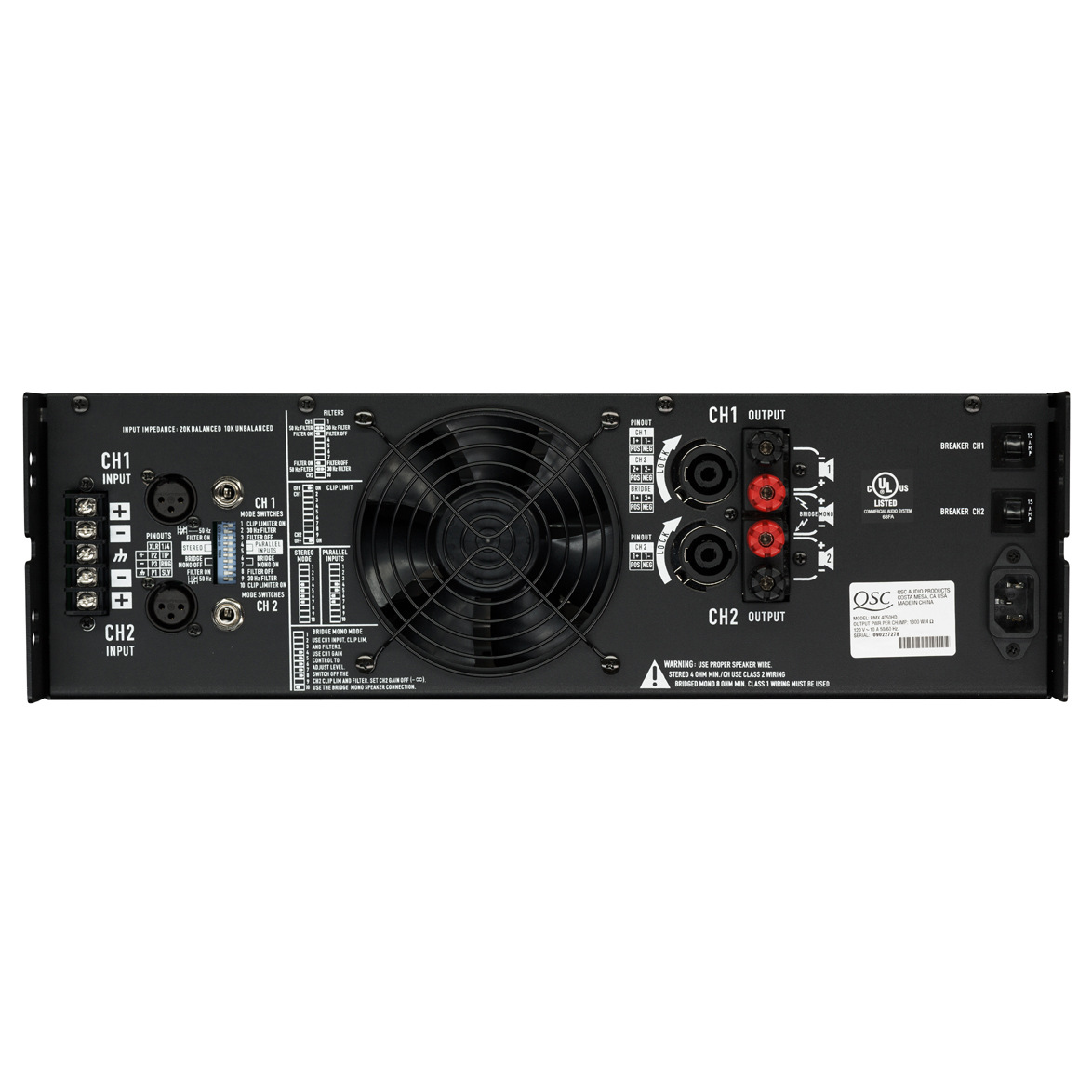 QSC RMX4050HD по цене 256 569.60 ₽