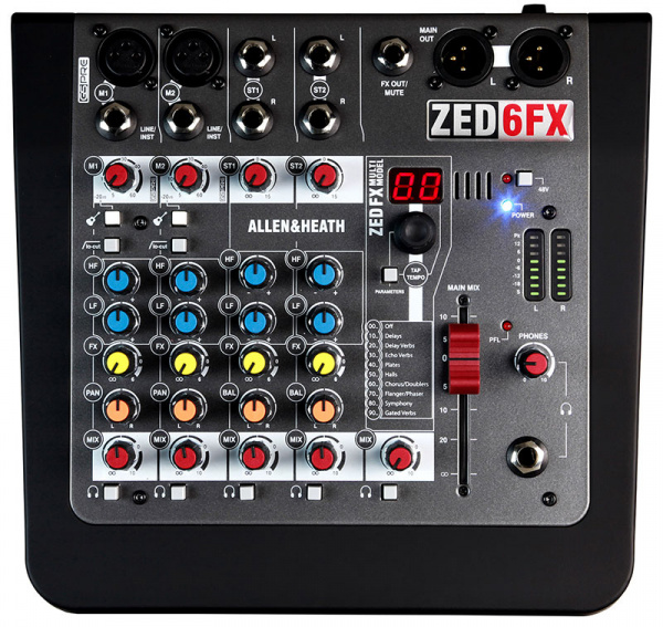 Allen & Heath ZED6FX по цене 28 028 ₽