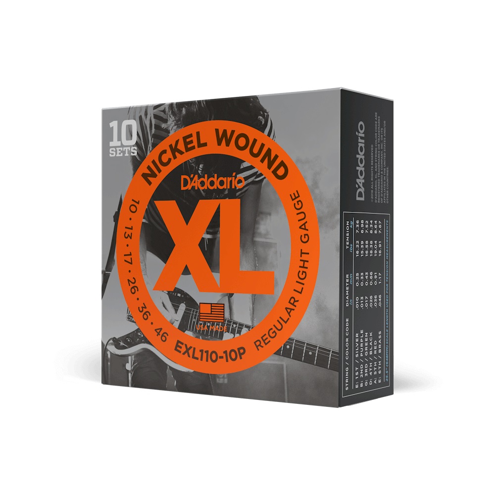 D'Addario EXL110-10P по цене 10 200 ₽