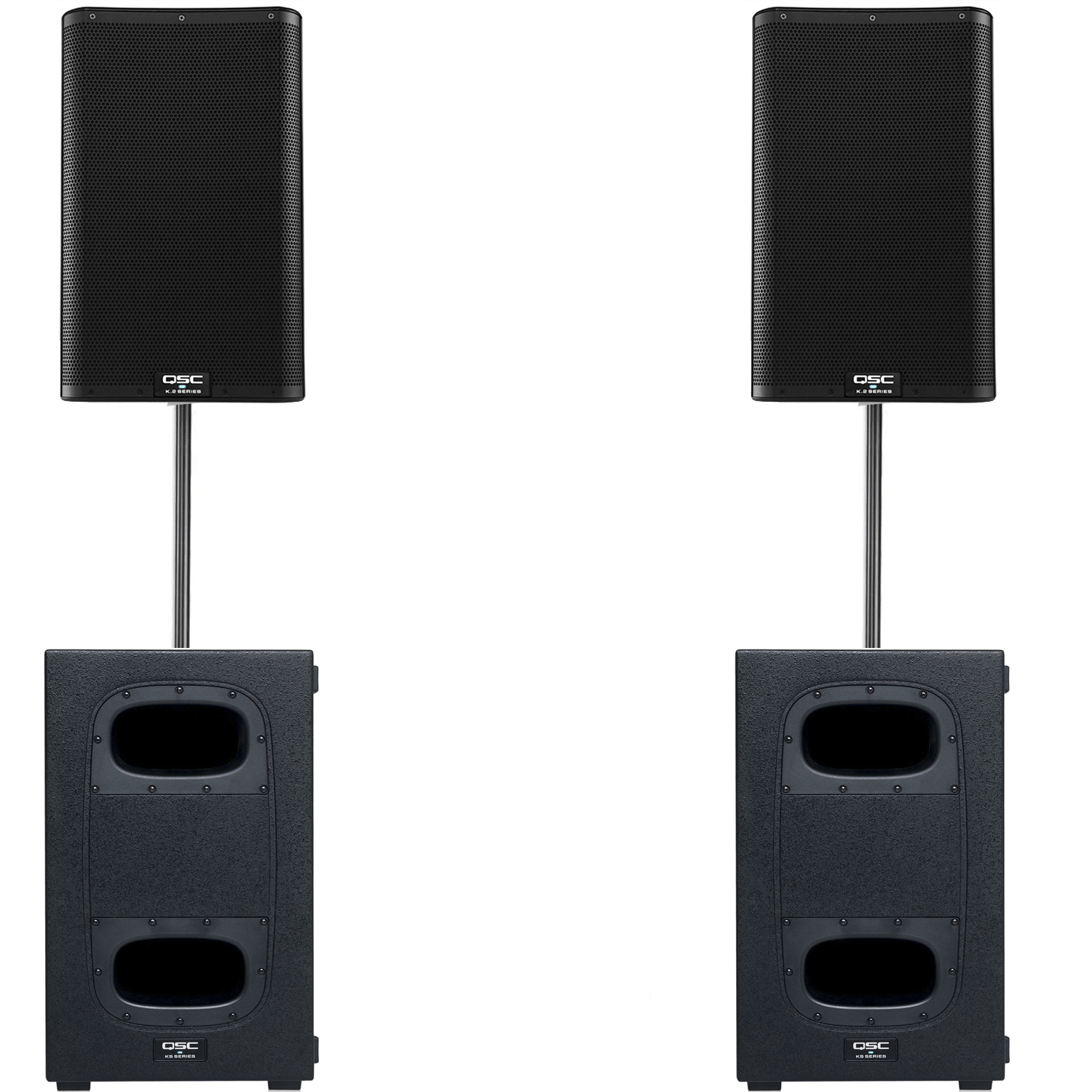 2 х QSC K10.2 + 2 х QSC KS112 + QSC TouchMix-8 в подарок по цене 556 080 ₽