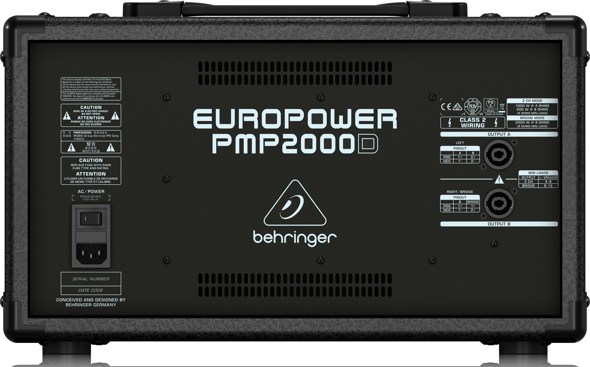 Behringer PMP2000D по цене 50 690.00 ₽