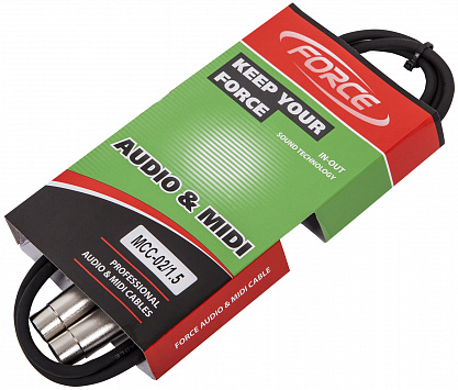 FORCE MCC-02/1,5 MIDI кабель по цене 310 руб.