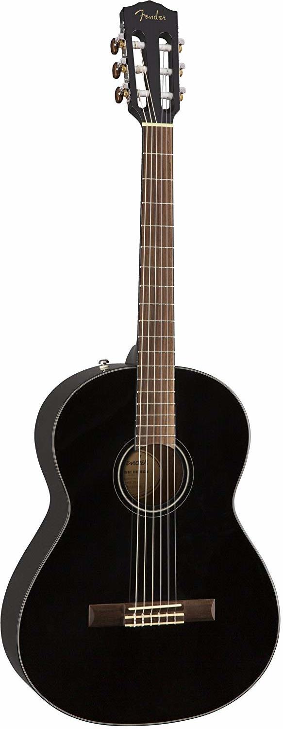 Fender CN-60S Nylon Black по цене 27 200 ₽