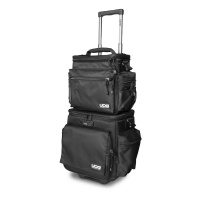 UDG Ultimate SlingBag Trolley Set DeLuxe Black, Orange Inside MK2