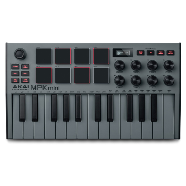 AKAI PRO MPK Mini MK3 Grey по цене 13 750 ₽