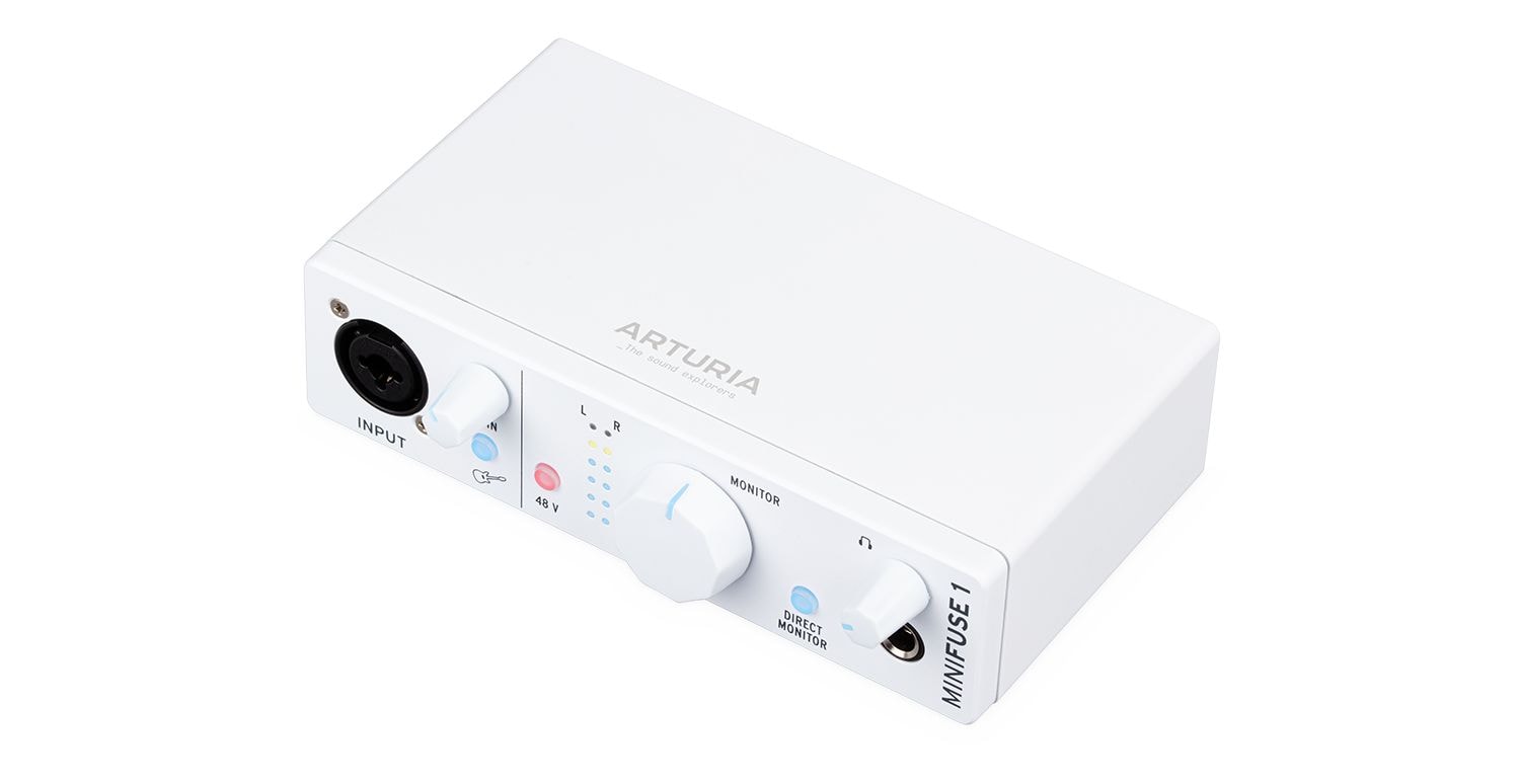 Arturia MiniFuse 1 White по цене 13 600 ₽