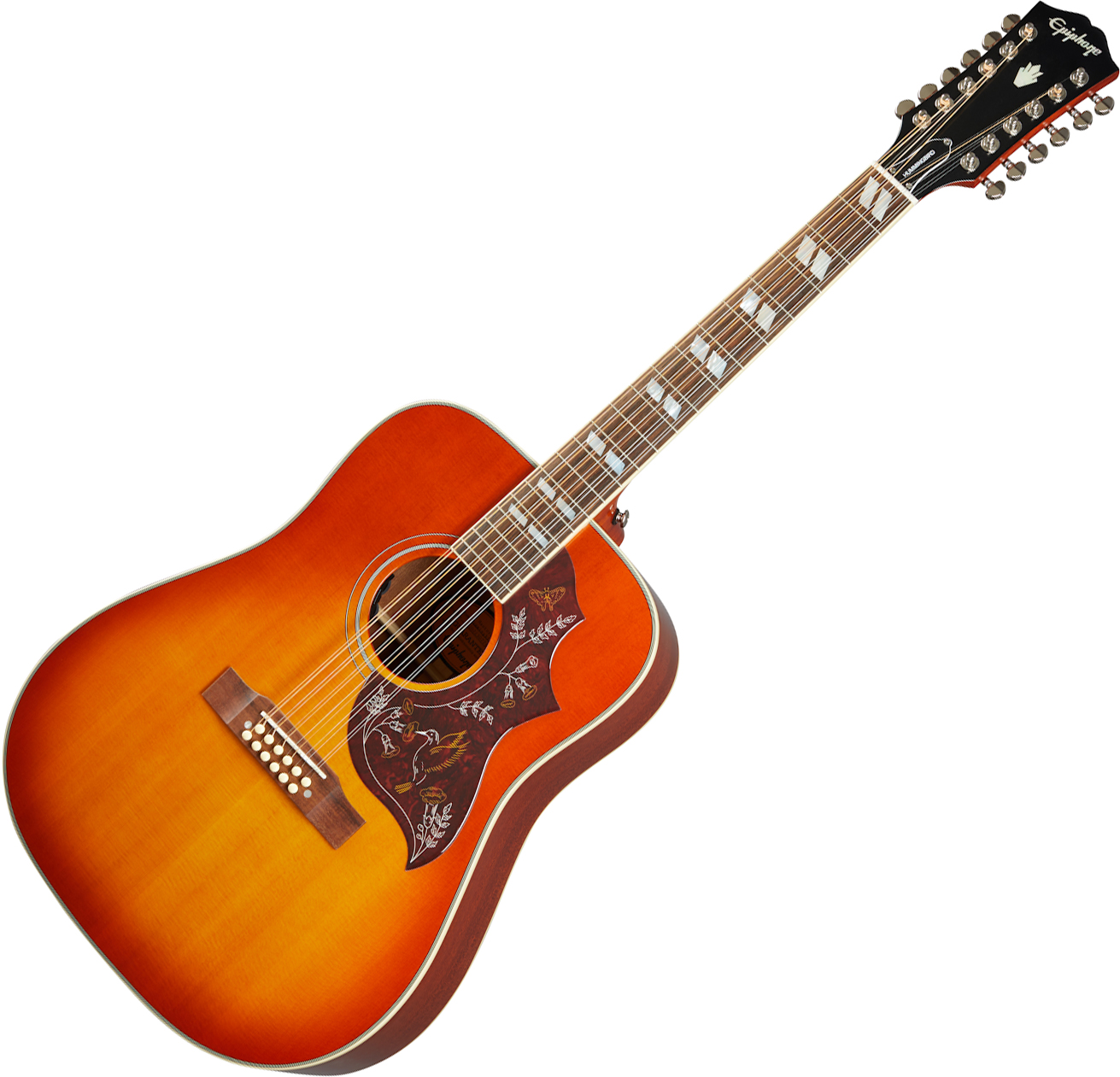 Epiphone Hummingbird 12-String Aged Cherry Sunburst по цене 169 400 ₽