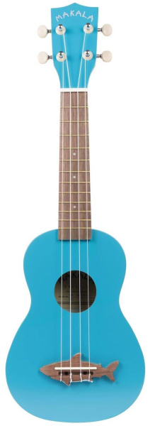 Kala MK-SS/BLU Makala Shark Soprano Ukulele Mako Blue по цене 5 400 ₽