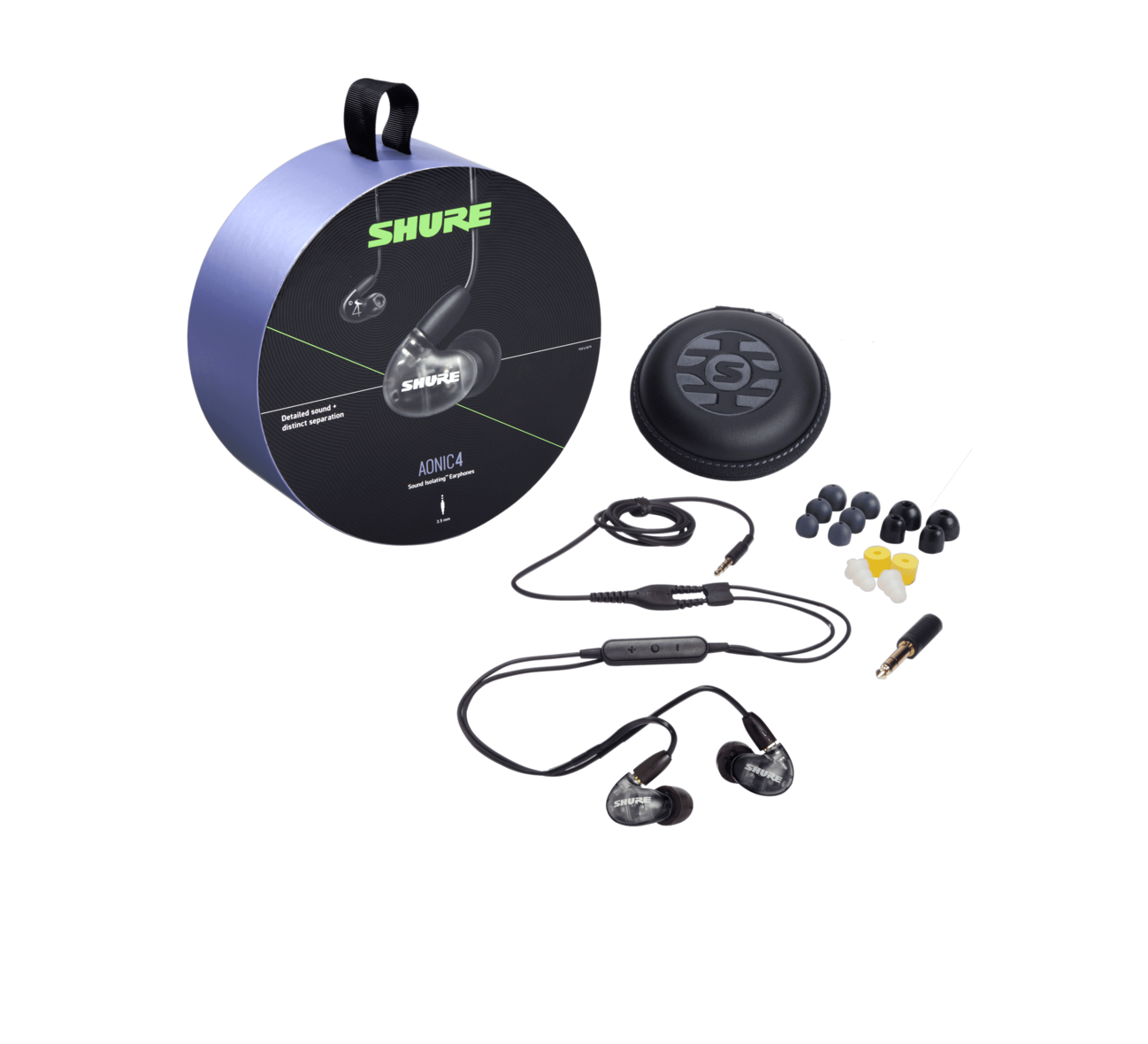 Shure AONIC 4 SE42HYBK+UNI-EFS по цене 28 700 ₽