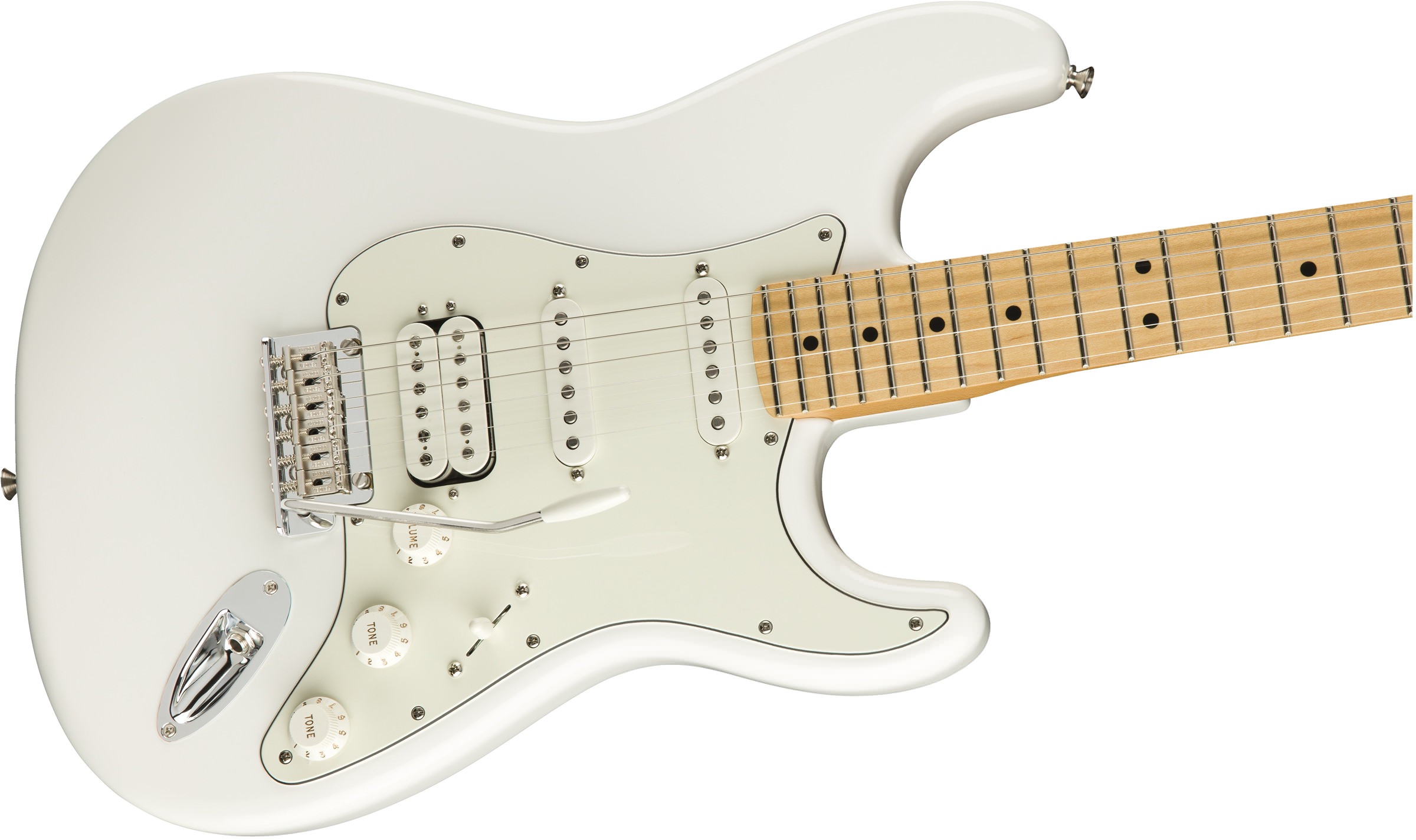 Fender Player Stratocaster HSS MN Polar White по цене 120 000 ₽