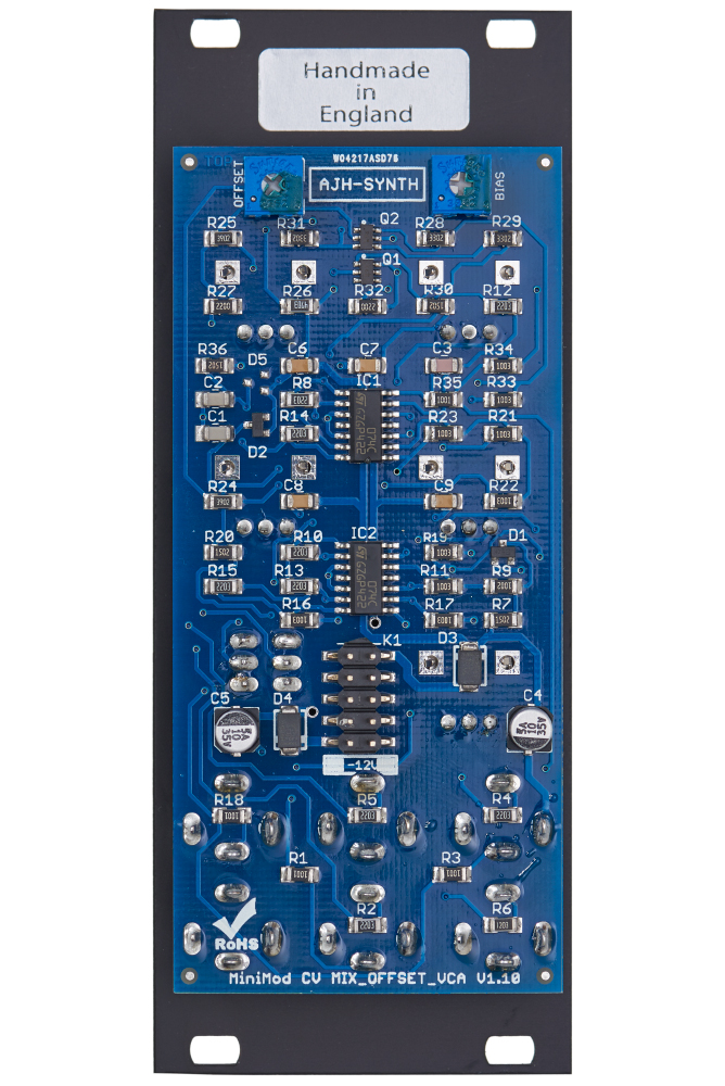 AJH Synth MiniMod VCA black по цене 21 400 ₽