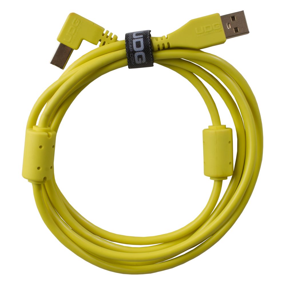 UDG Ultimate Audio Cable USB 2.0 A-B Yellow Angled 1m по цене 1 130 ₽