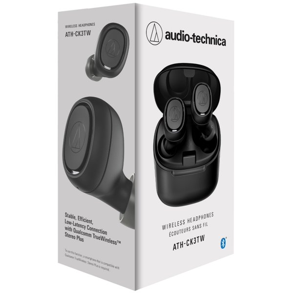 Audio-Technica ATH-CK3TW BK по цене 7 490 ₽