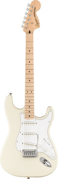 Fender Squier Affinity 2021 Stratocaster MN Olympic White по цене 49 400 ₽